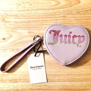 Juicy Couture Rhinestone Heart Wallet NWT